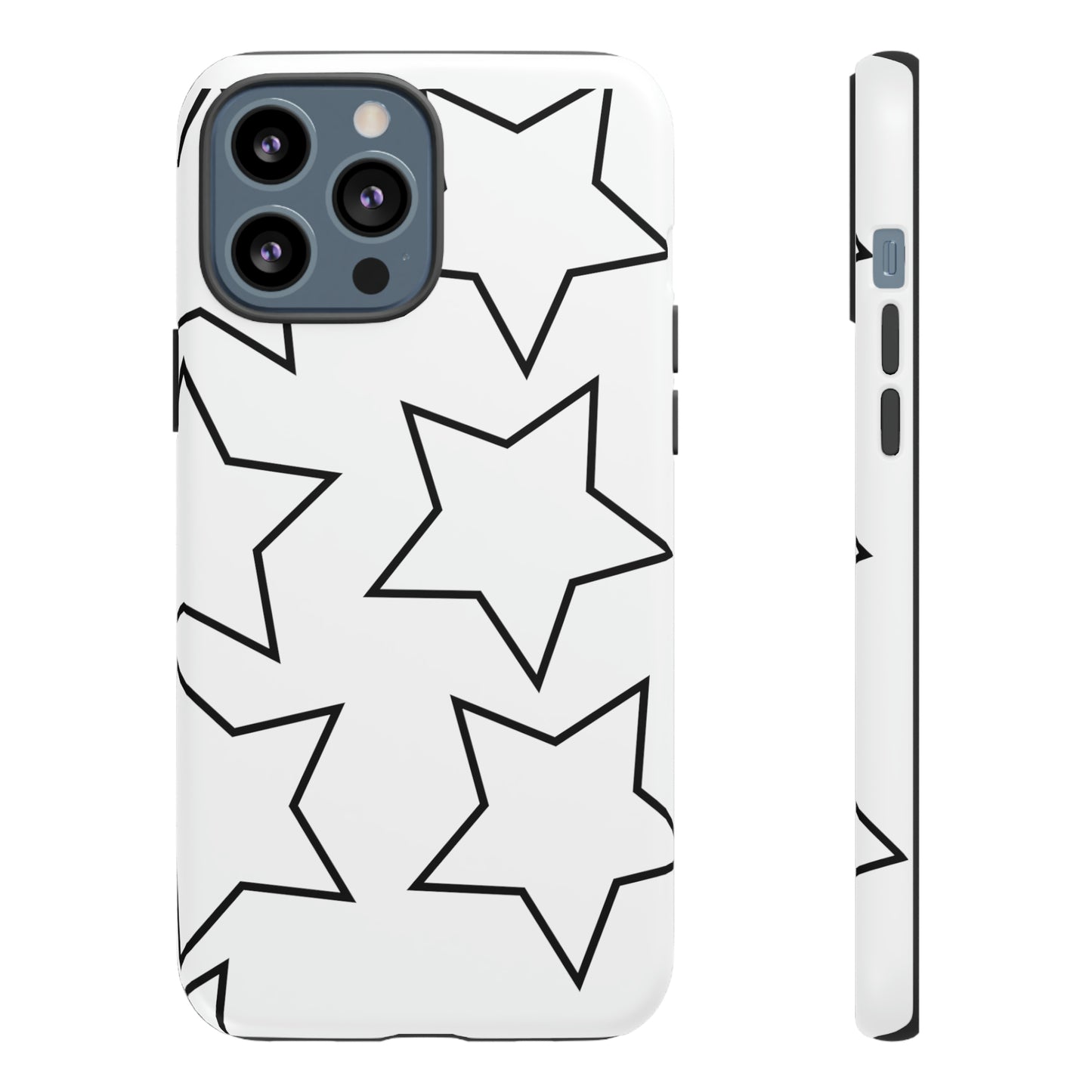 White Big Stars Case