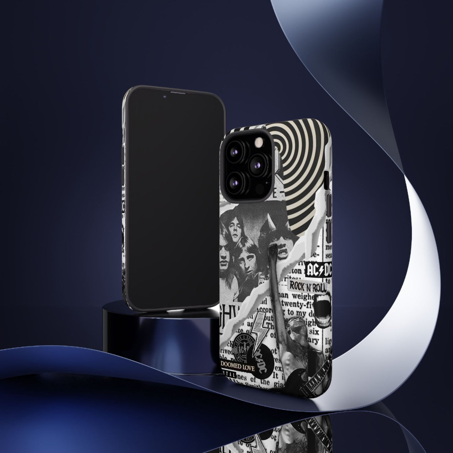 Rock Band Phone Case | Tough Cases, AC/DC Design, Music Lover Gift, Unique Phone Accessory, Birthday Present