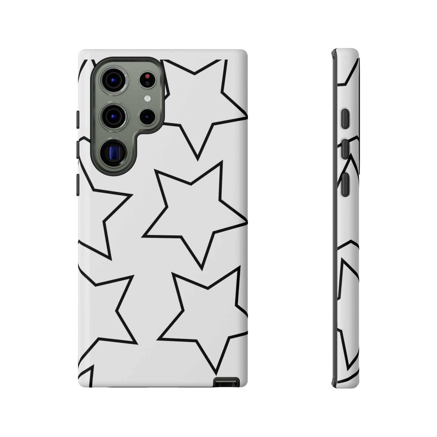 White Big Stars Case