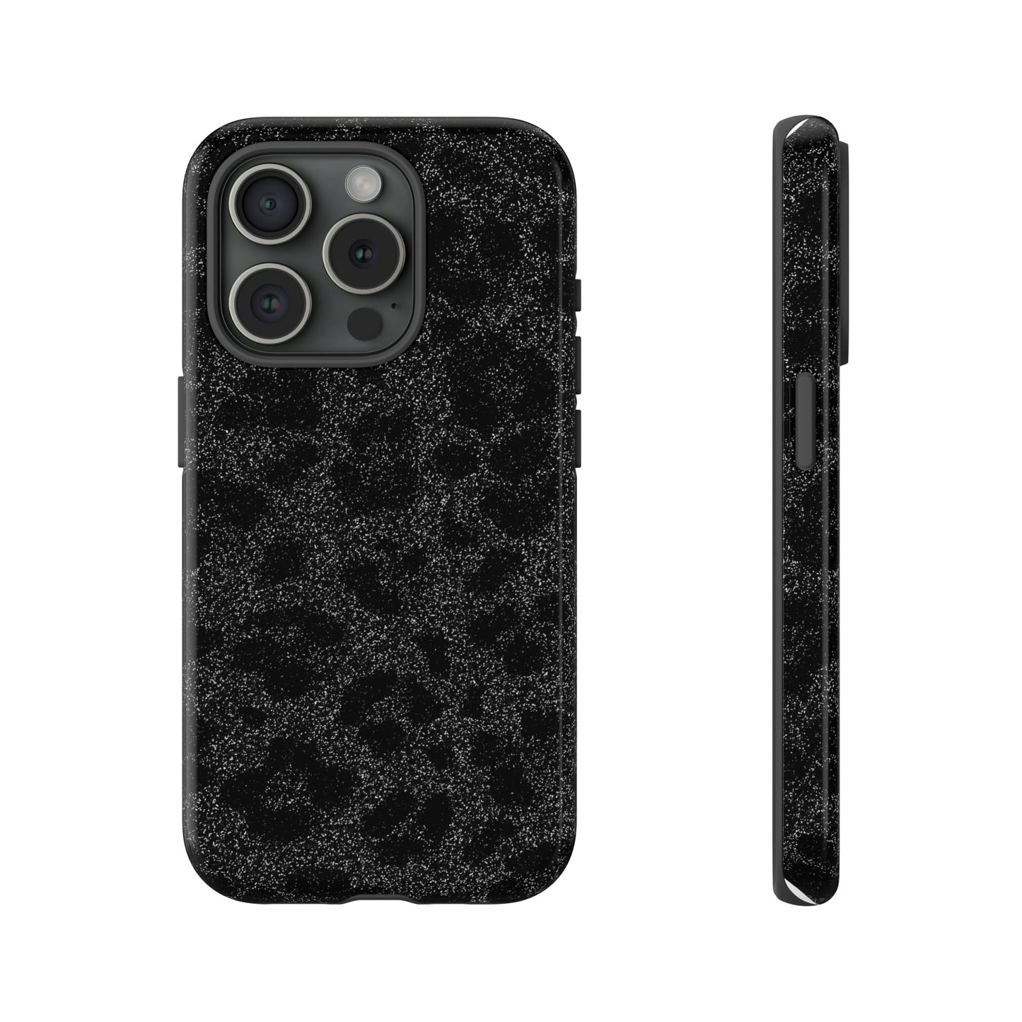 Black Leopard Print Case