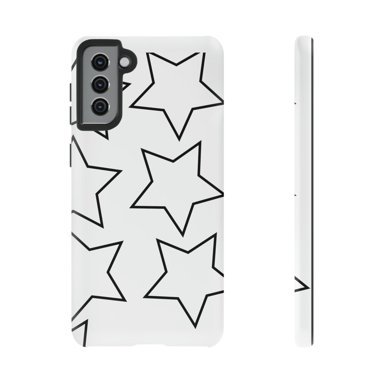 White Big Stars Case
