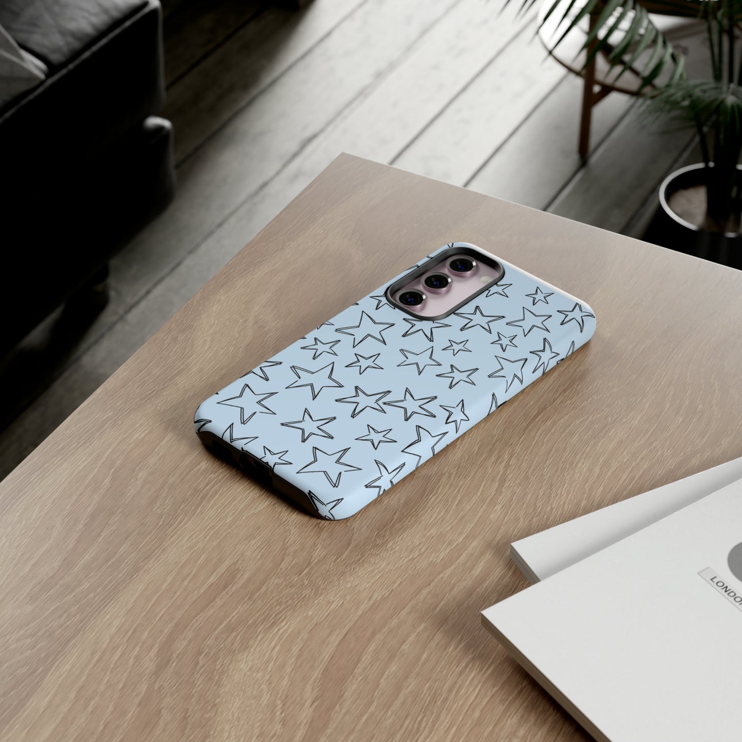 Light Blue Star Case