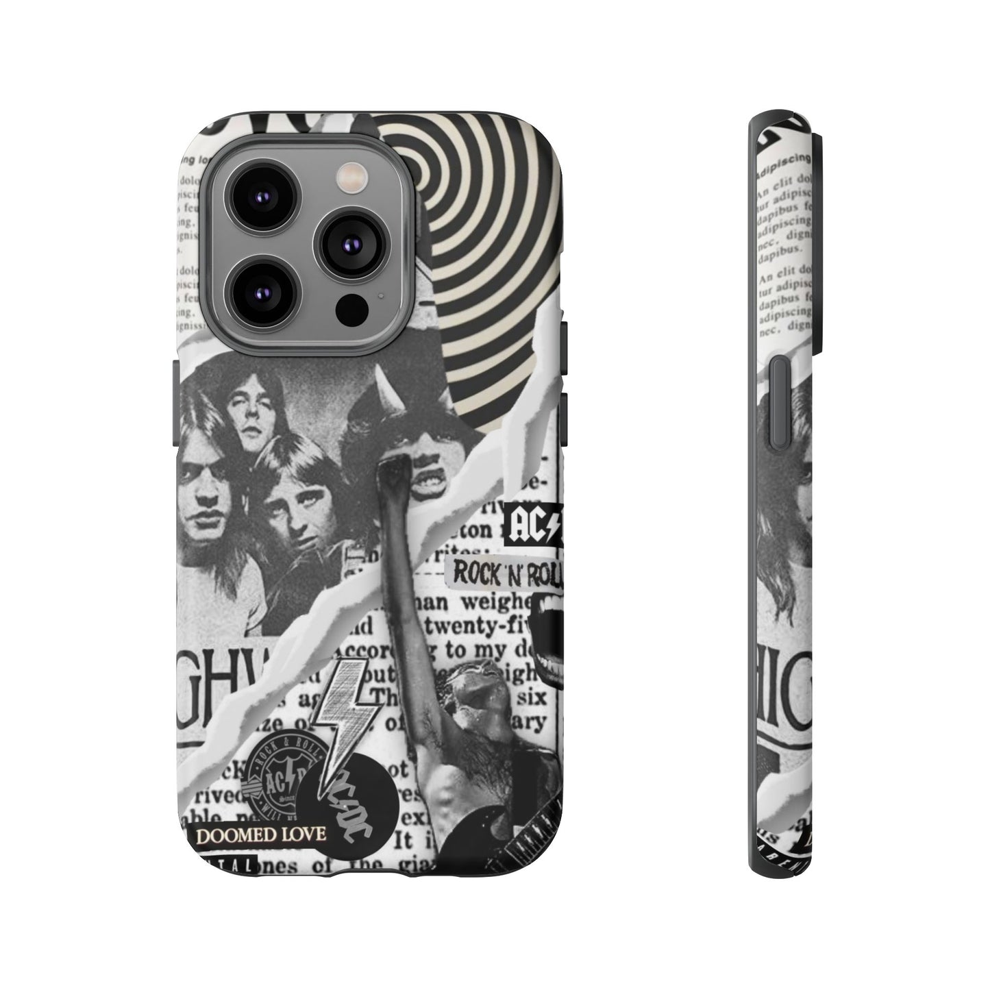 Rock Band Phone Case | Tough Cases, AC/DC Design, Music Lover Gift, Unique Phone Accessory, Birthday Present