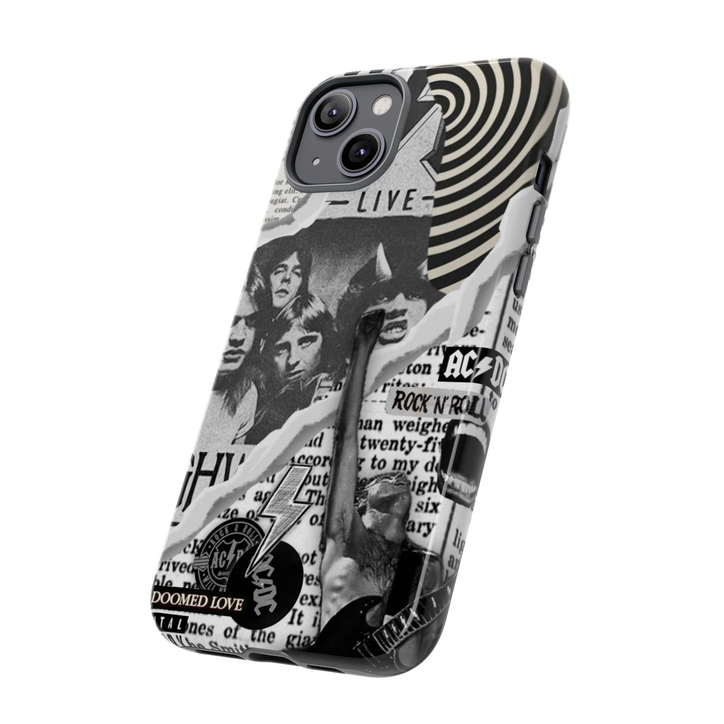 Rock Band Phone Case | Tough Cases, AC/DC Design, Music Lover Gift, Unique Phone Accessory, Birthday Present