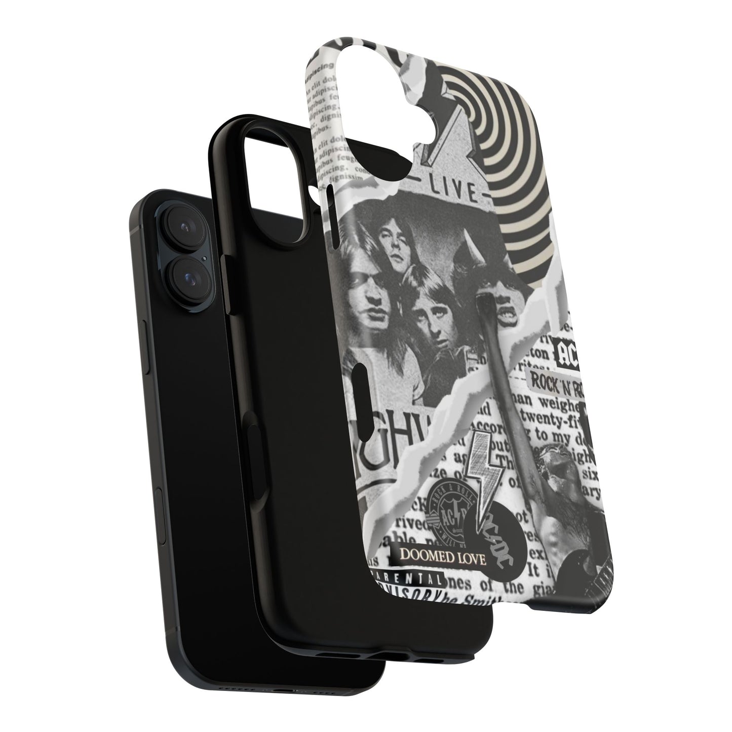 Rock Band Phone Case | Tough Cases, AC/DC Design, Music Lover Gift, Unique Phone Accessory, Birthday Present