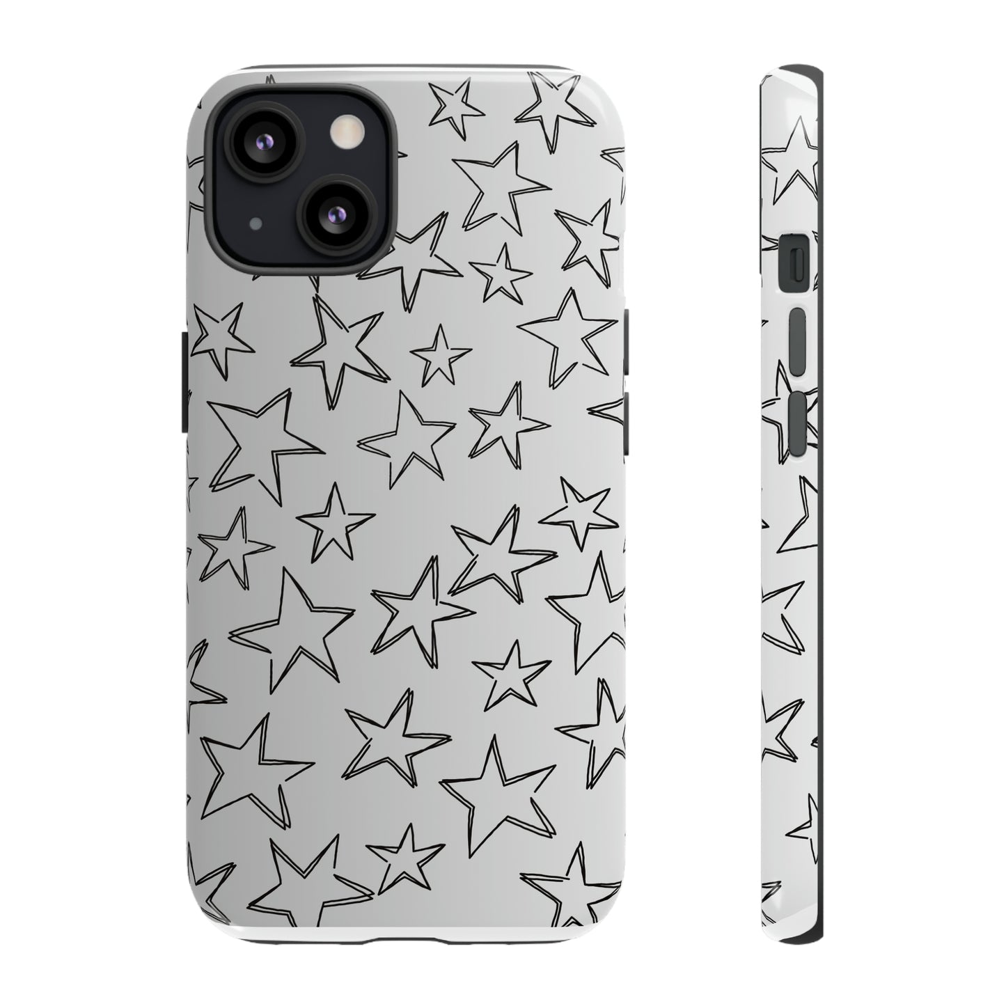 Black to White Fade Star Case