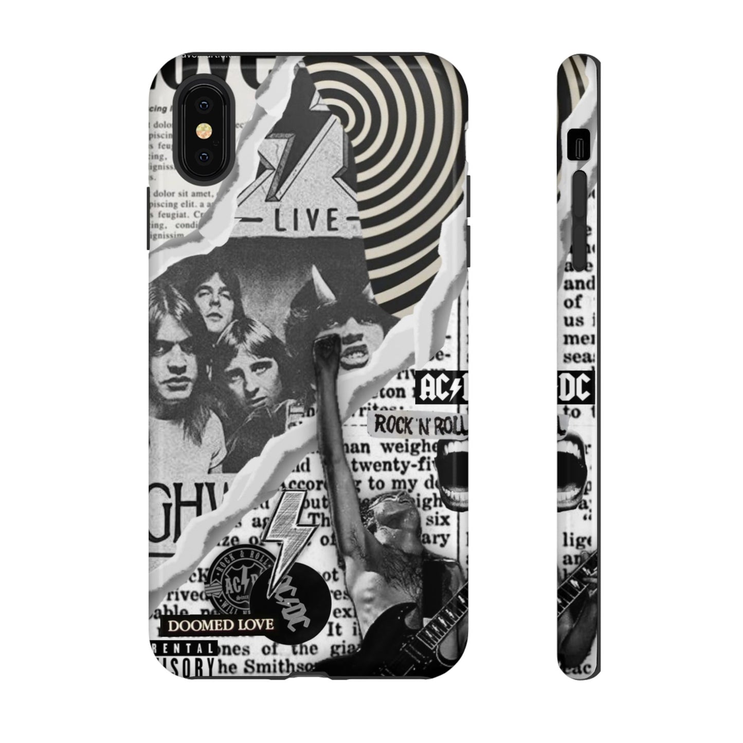 Rock Band Phone Case | Tough Cases, AC/DC Design, Music Lover Gift, Unique Phone Accessory, Birthday Present