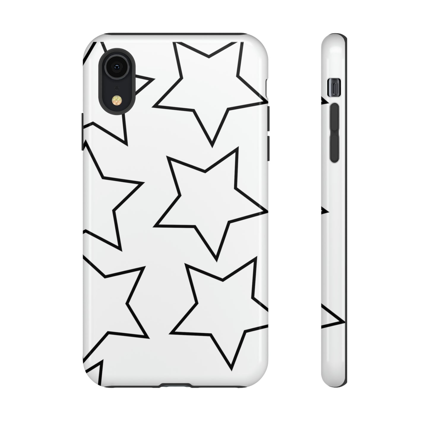 White Big Stars Case