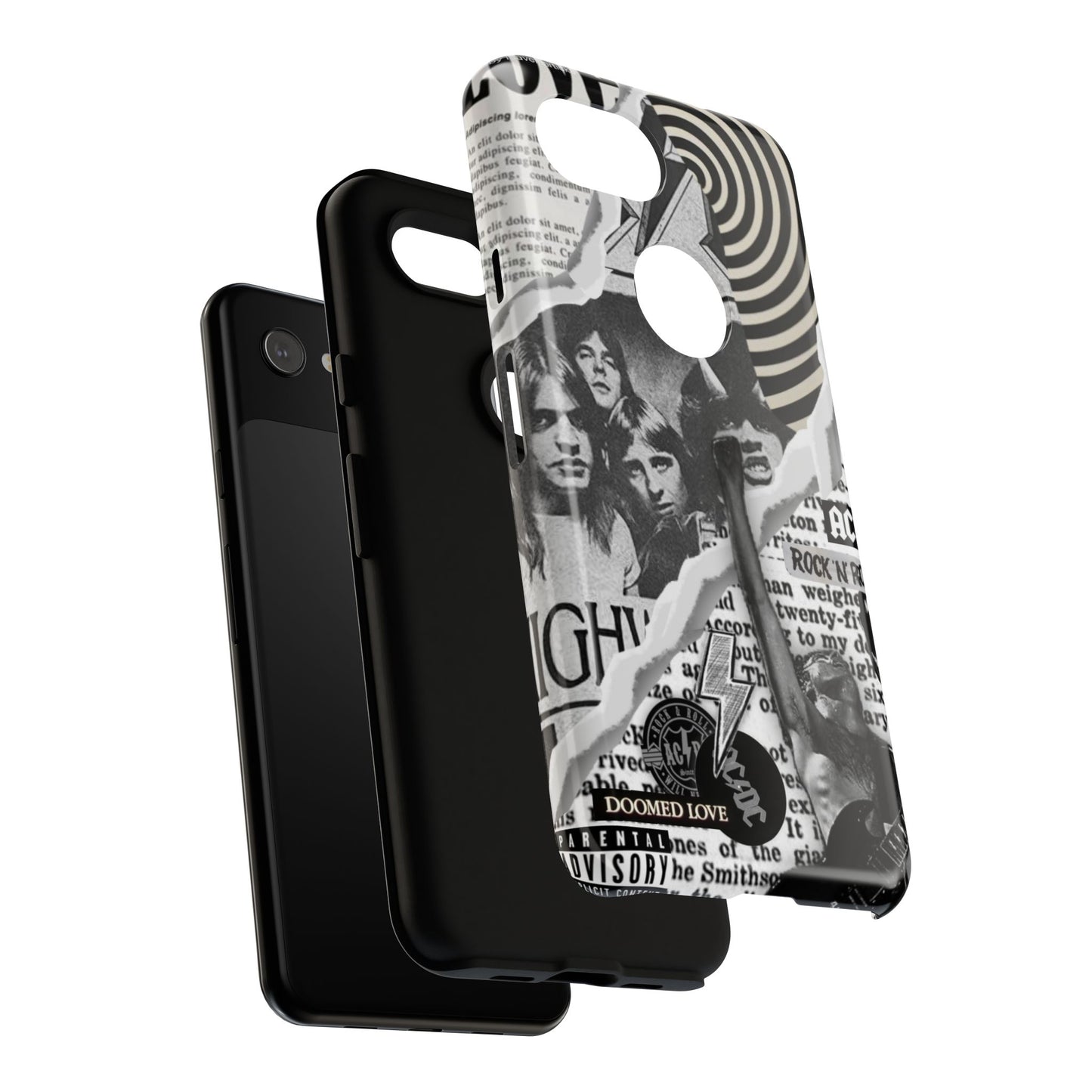 Rock Band Phone Case | Tough Cases, AC/DC Design, Music Lover Gift, Unique Phone Accessory, Birthday Present