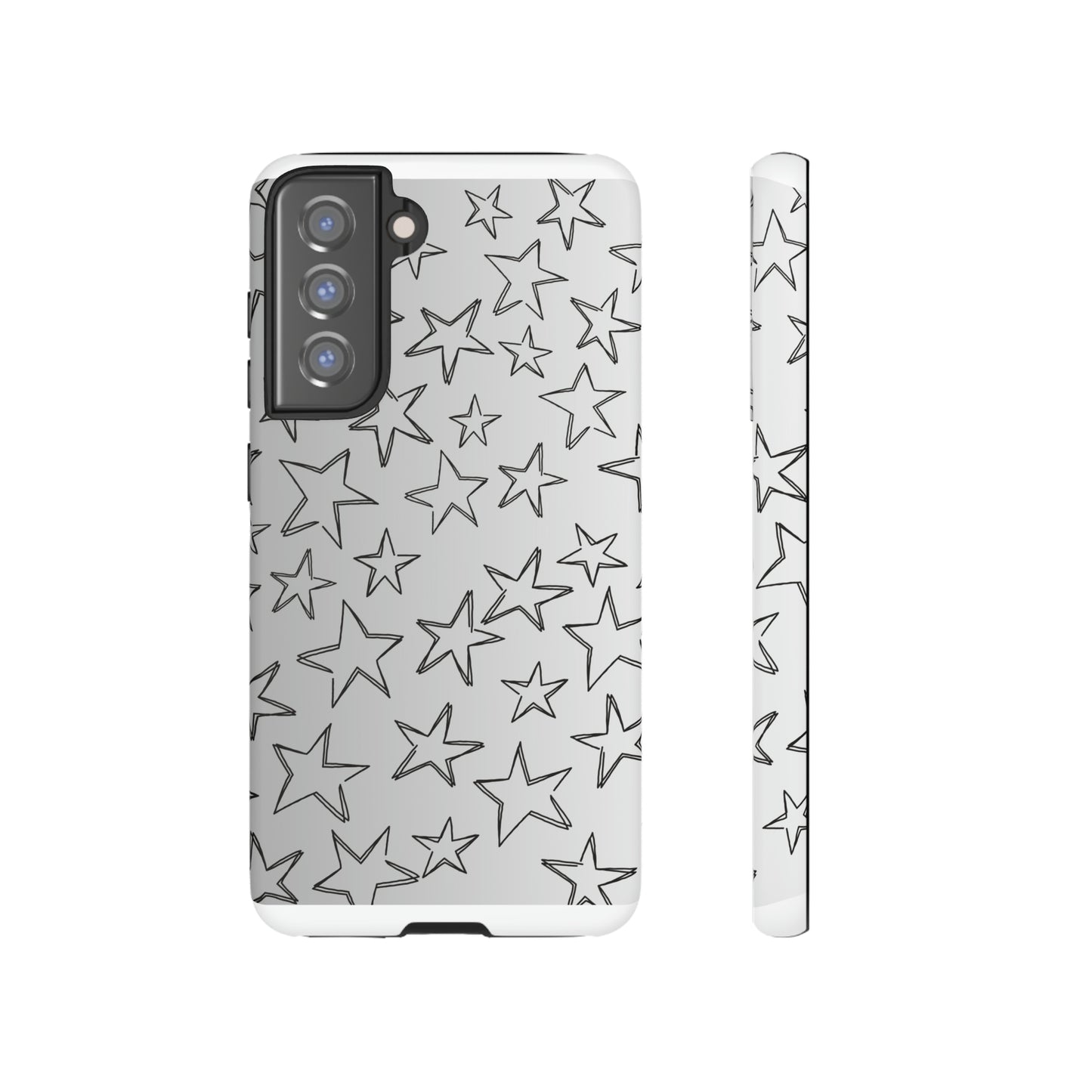 Black to White Fade Star Case
