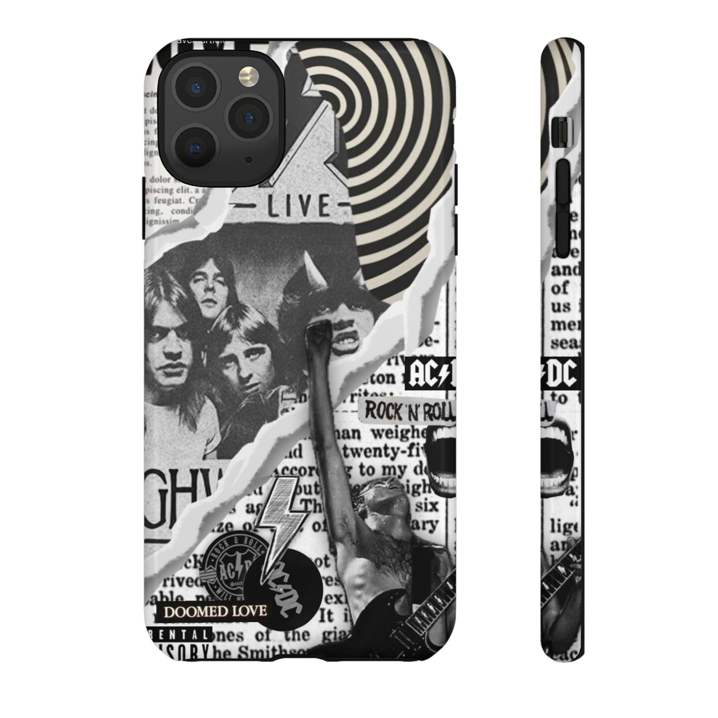 Rock Band Phone Case | Tough Cases, AC/DC Design, Music Lover Gift, Unique Phone Accessory, Birthday Present