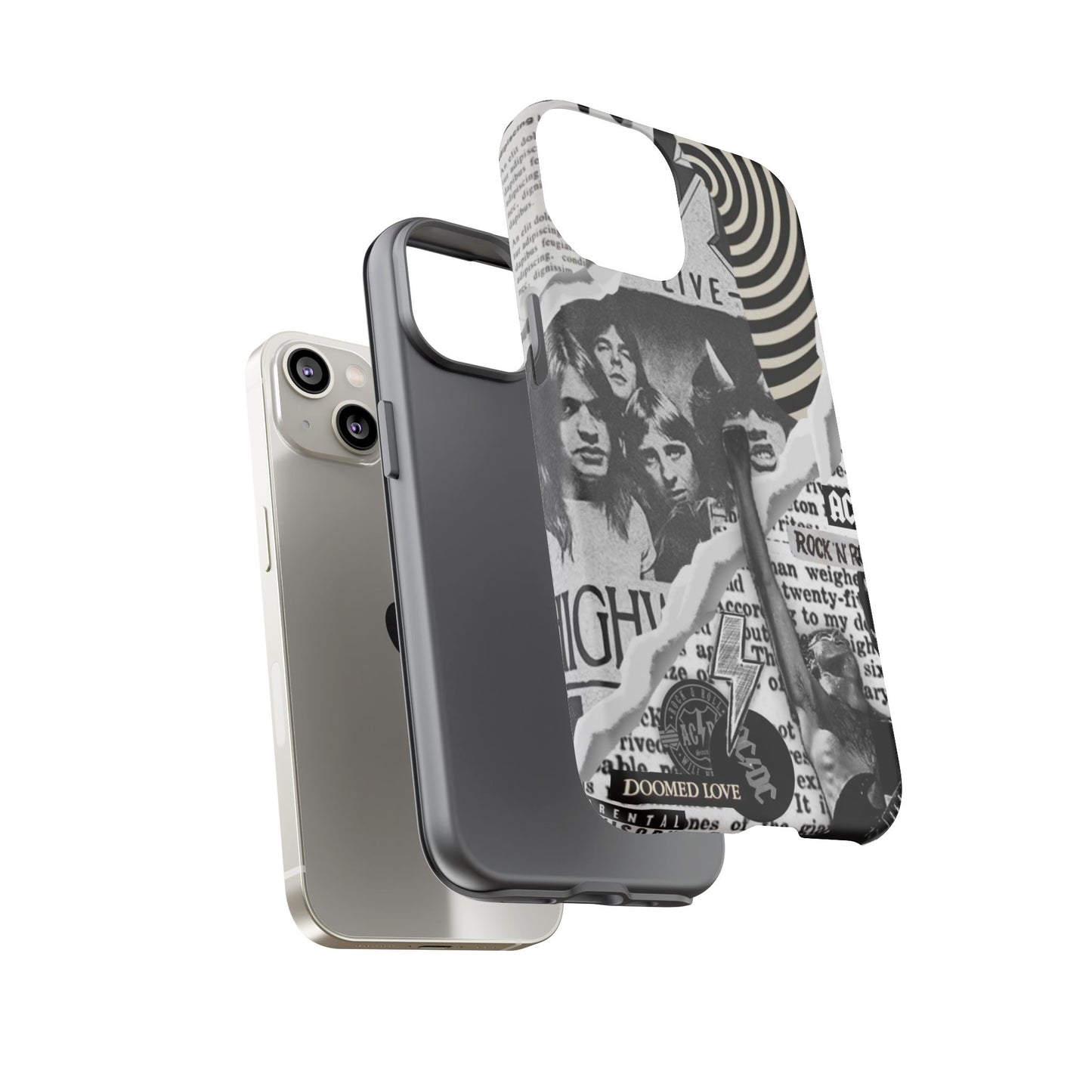 Rock Band Phone Case | Tough Cases, AC/DC Design, Music Lover Gift, Unique Phone Accessory, Birthday Present