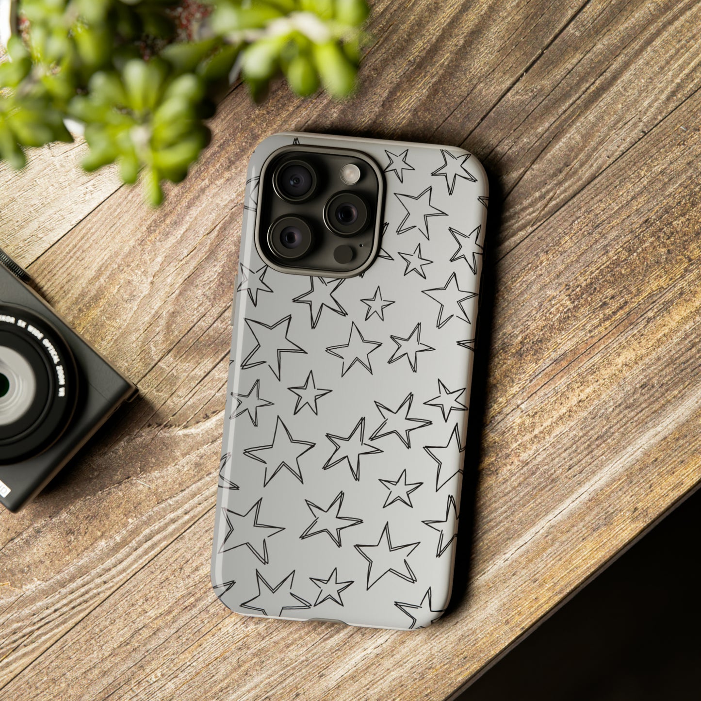 Black to White Fade Star Case