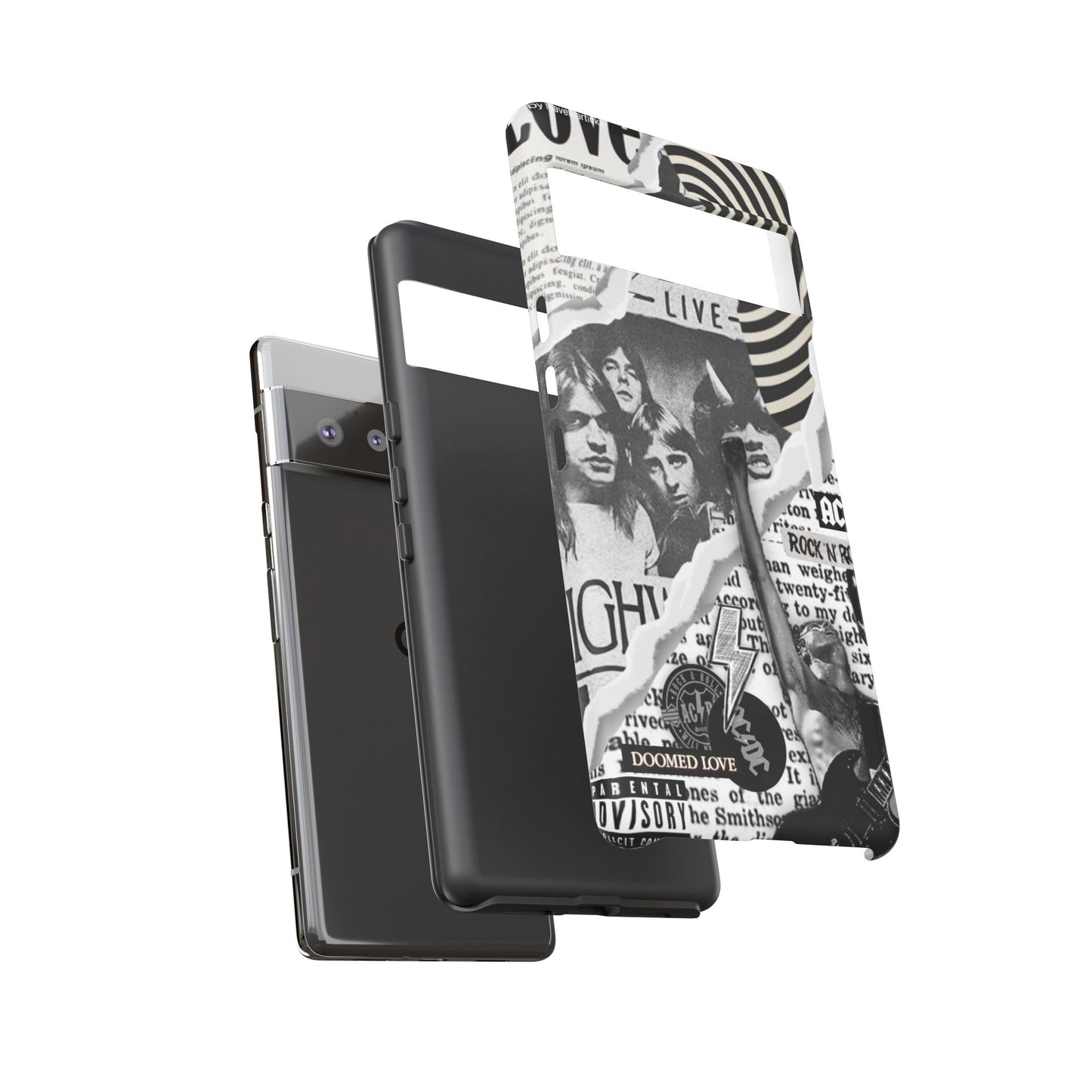 Rock Band Phone Case | Tough Cases, AC/DC Design, Music Lover Gift, Unique Phone Accessory, Birthday Present