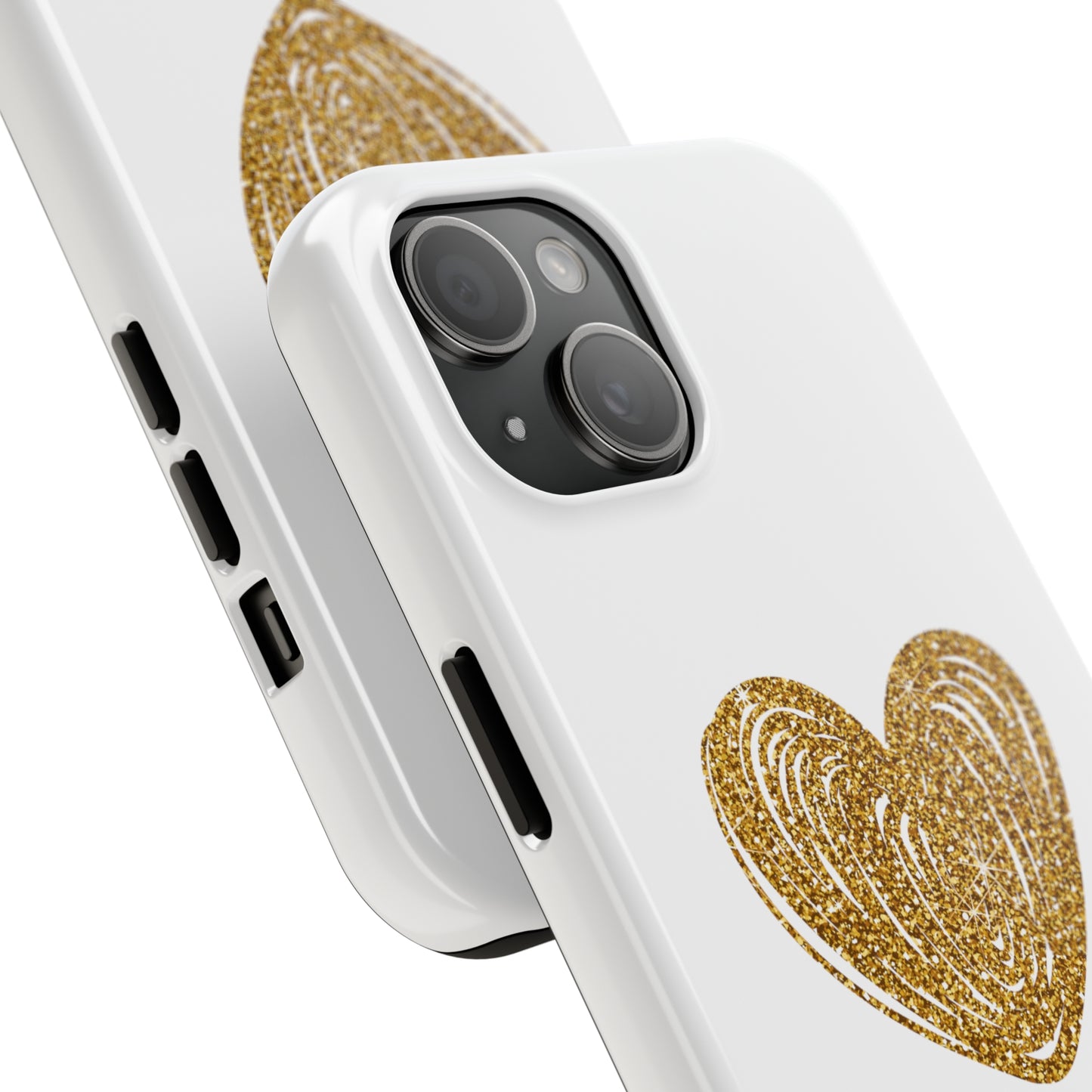 Golden Heart Phone Case