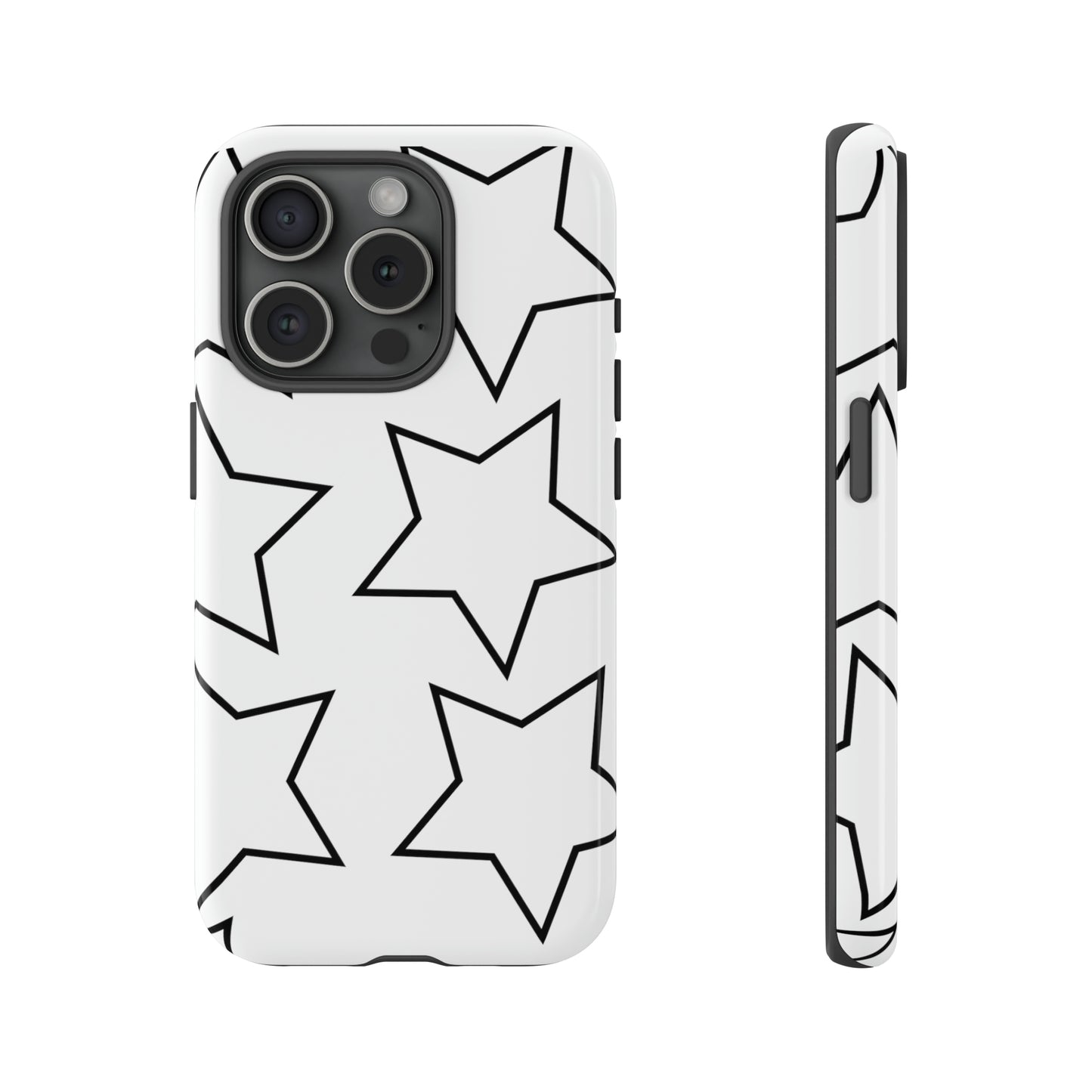 White Big Stars Case