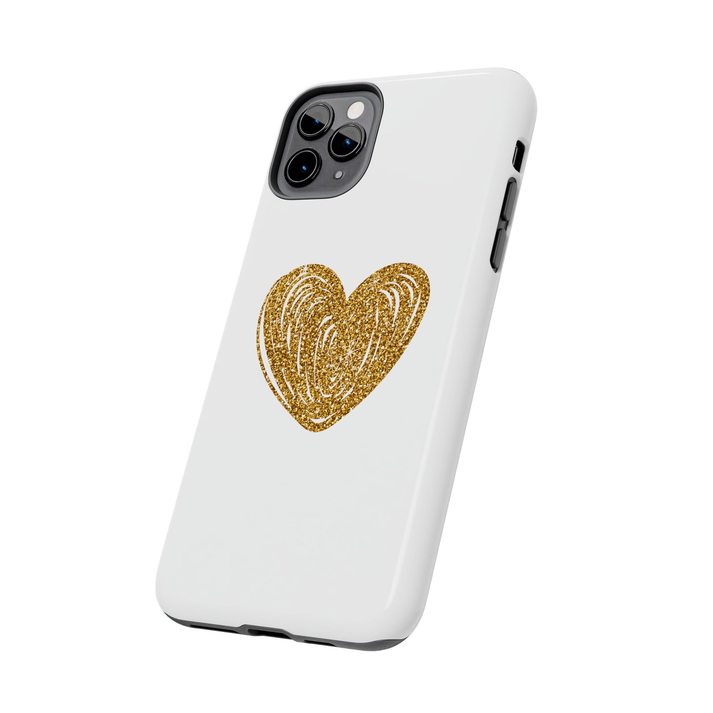 Golden Heart Phone Case