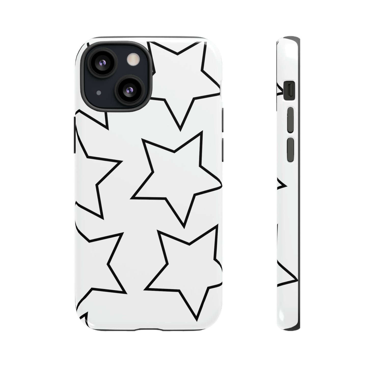 White Big Stars Case