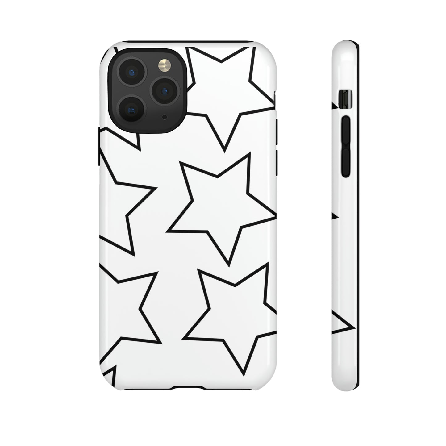 White Big Stars Case