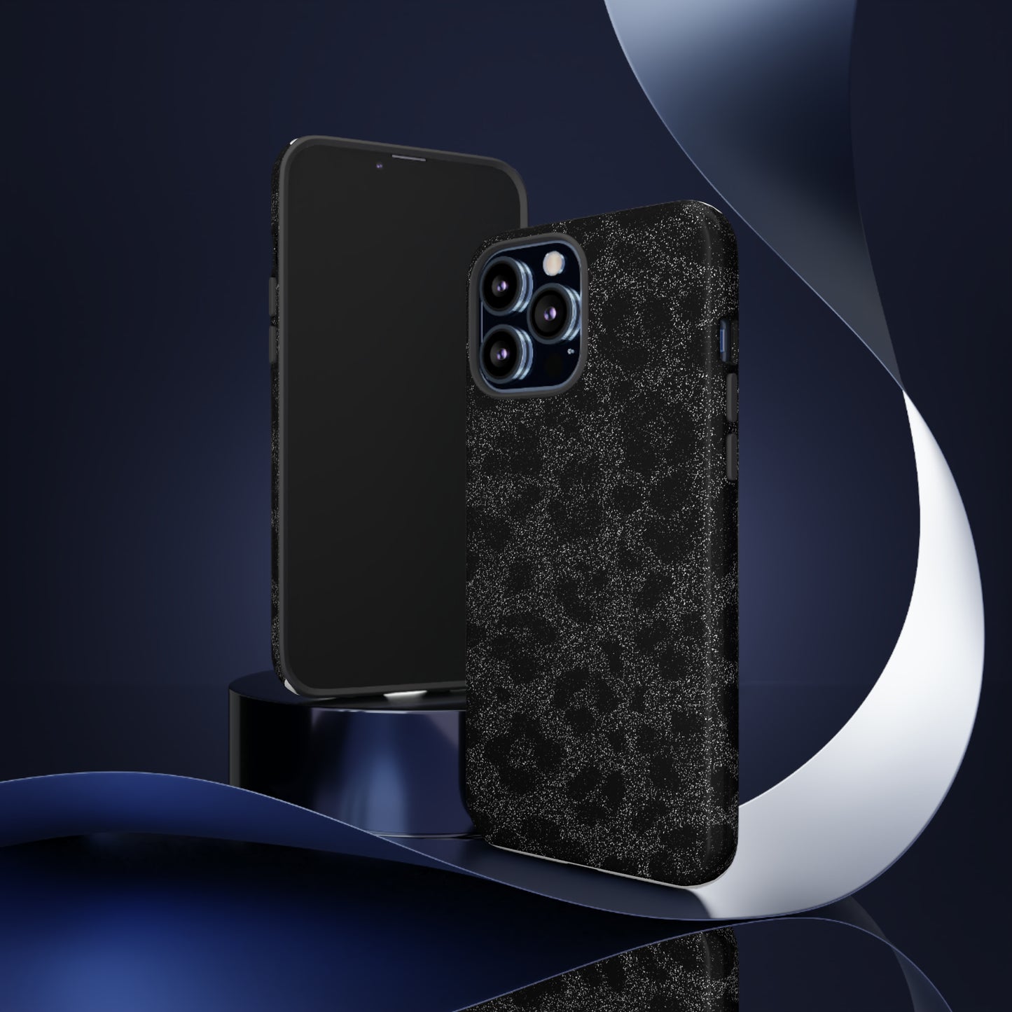 Black Leopard Print Case