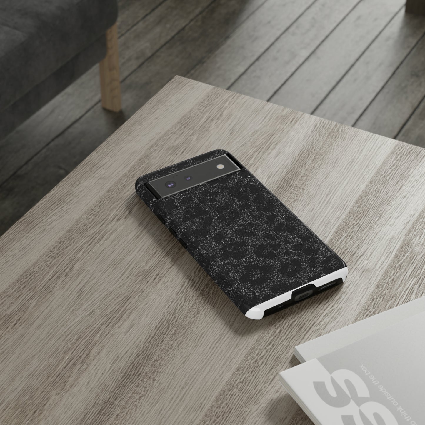 Black Leopard Print Case