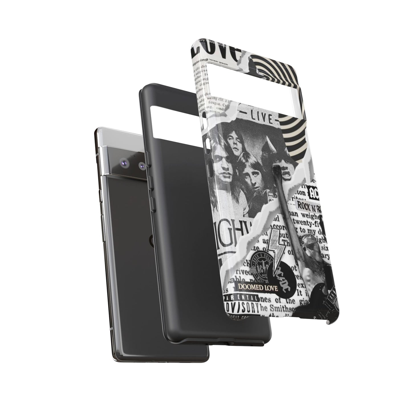 Rock Band Phone Case | Tough Cases, AC/DC Design, Music Lover Gift, Unique Phone Accessory, Birthday Present