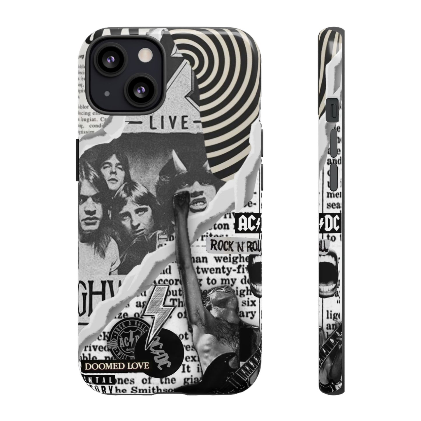 Rock Band Phone Case | Tough Cases, AC/DC Design, Music Lover Gift, Unique Phone Accessory, Birthday Present