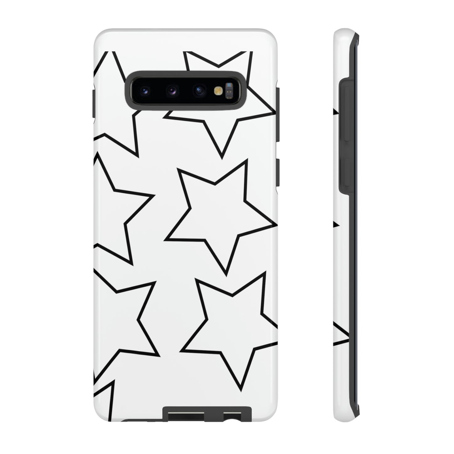 White Big Stars Case