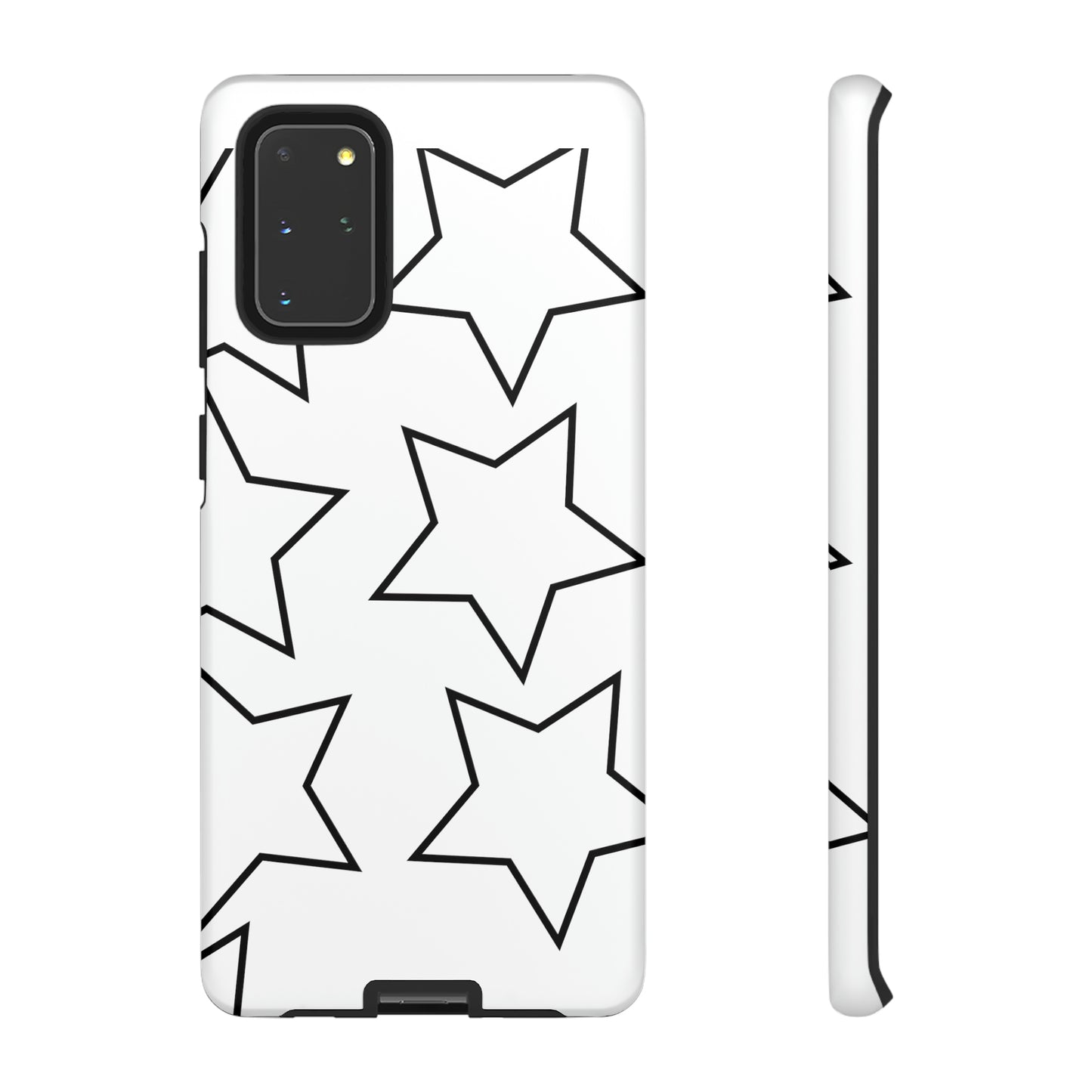 White Big Stars Case