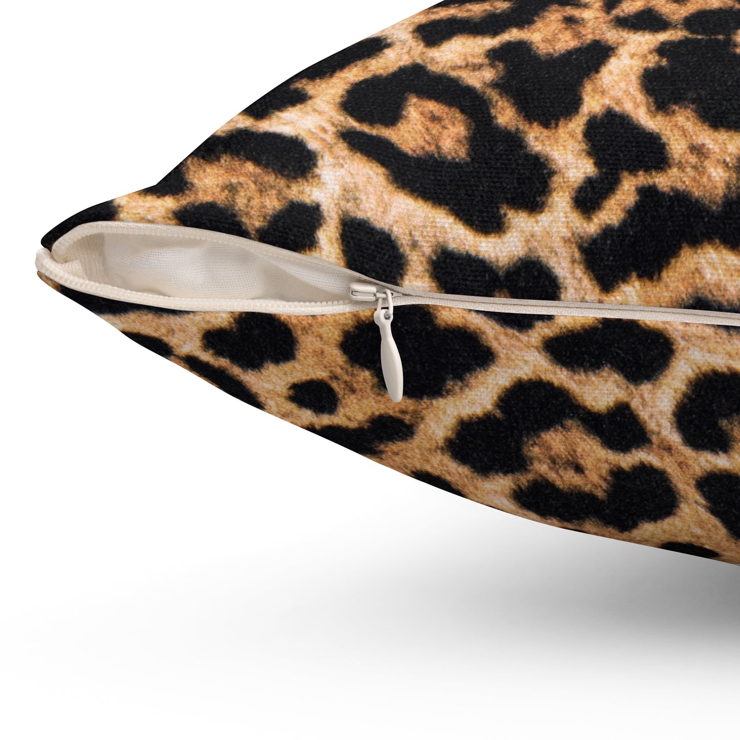 Leopard Print Square Pillow