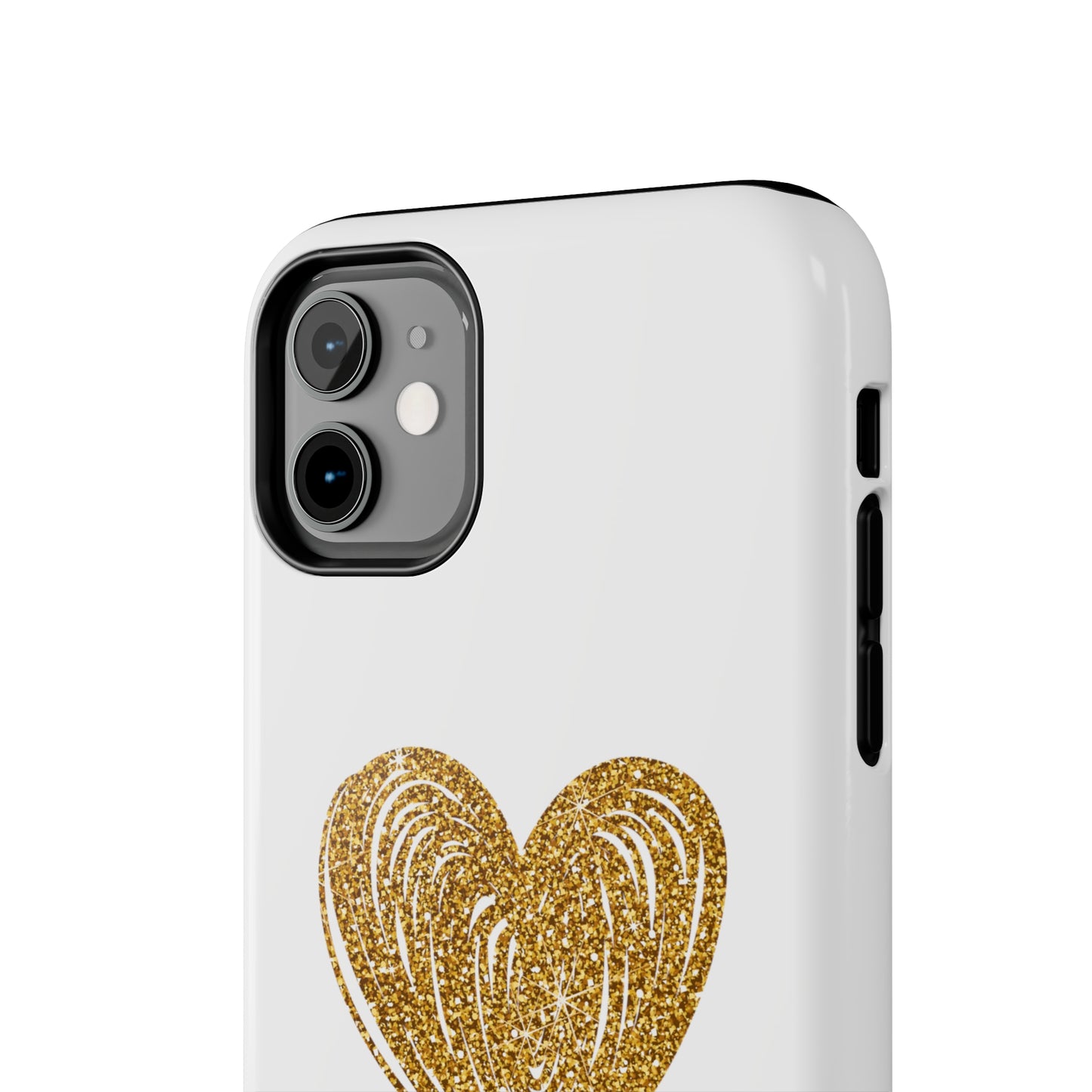 Golden Heart Phone Case