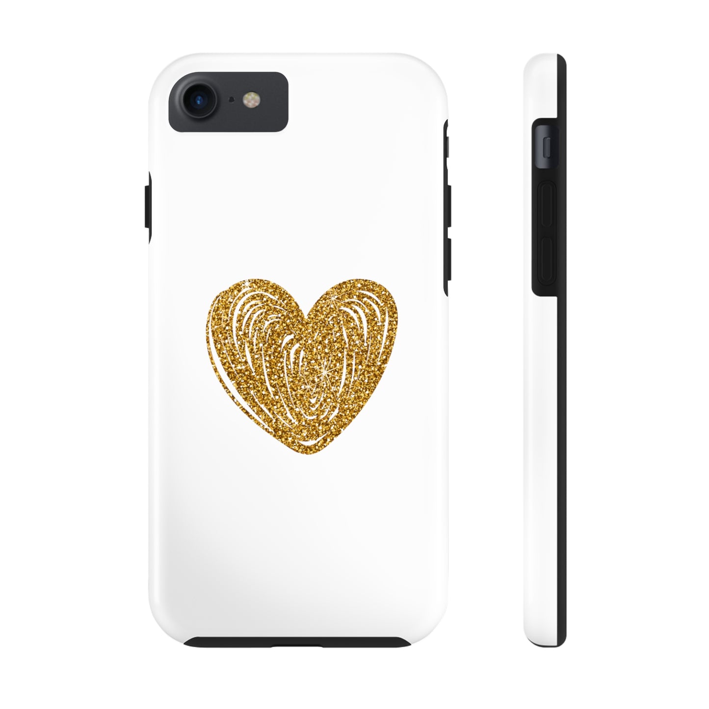 Golden Heart Phone Case