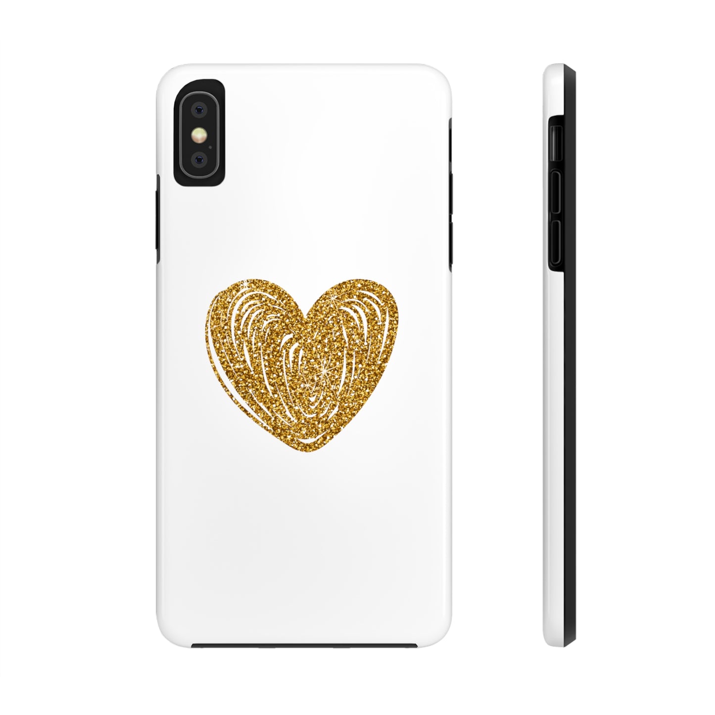 Golden Heart Phone Case