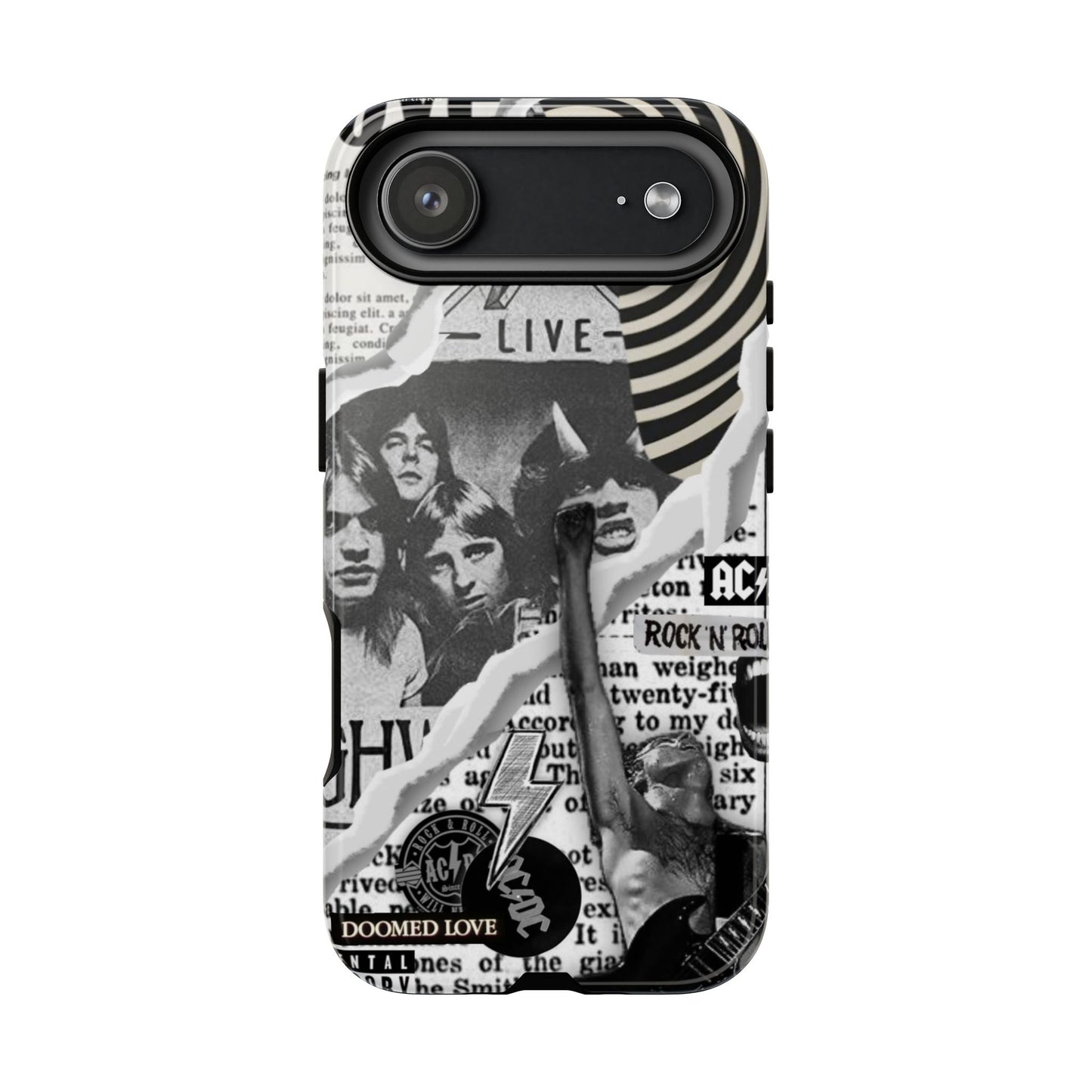 Rock Band Phone Case | Tough Cases, AC/DC Design, Music Lover Gift, Unique Phone Accessory, Birthday Present
