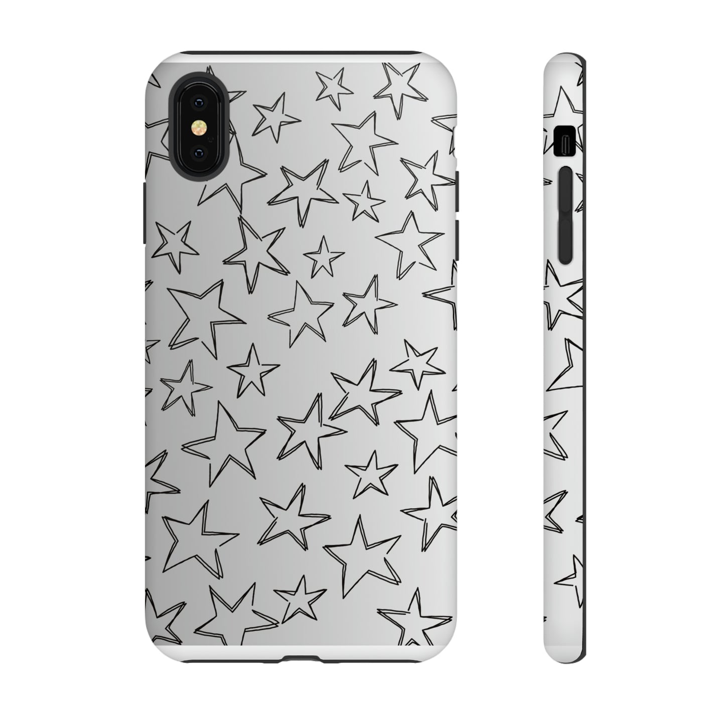 Black to White Fade Star Case