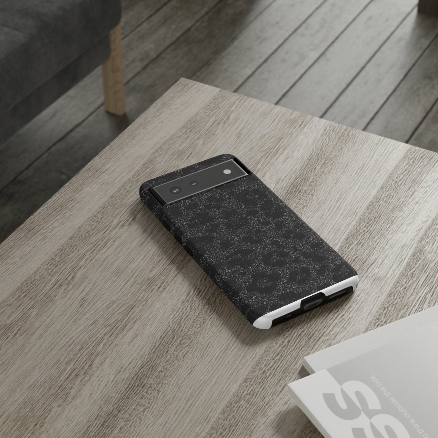 Black Leopard Print Case