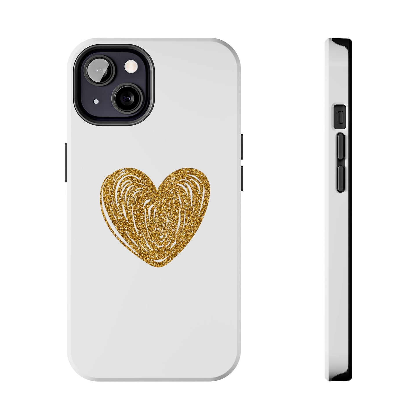 Golden Heart Phone Case