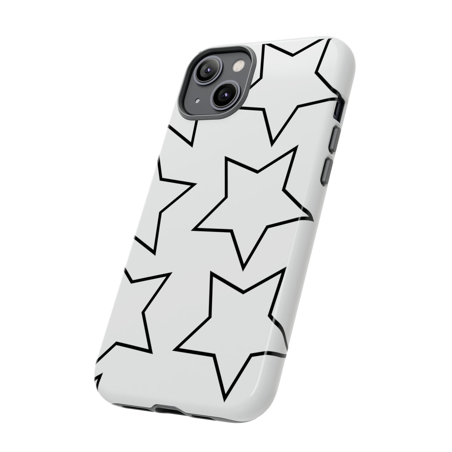 White Big Stars Case