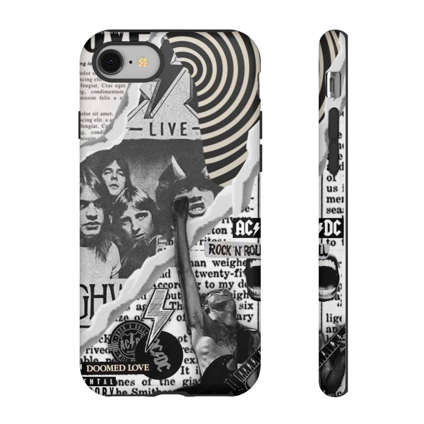 Rock Band Phone Case | Tough Cases, AC/DC Design, Music Lover Gift, Unique Phone Accessory, Birthday Present