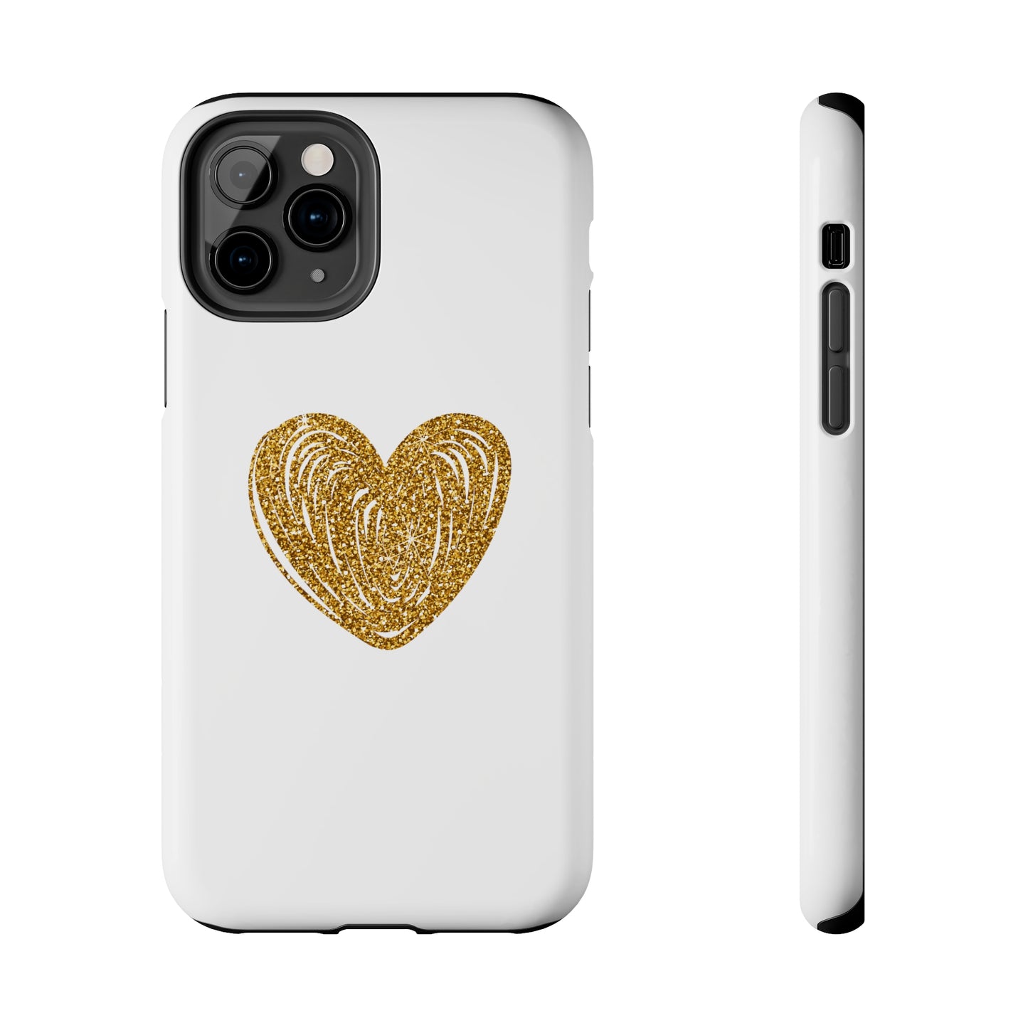 Golden Heart Phone Case