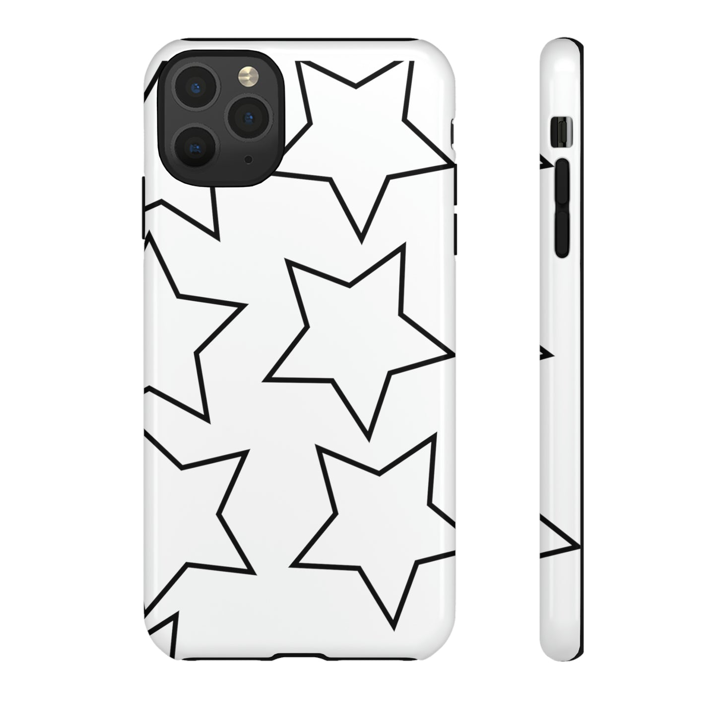 White Big Stars Case