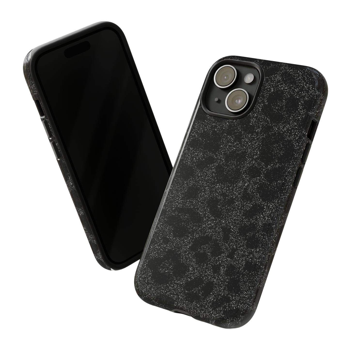 Black Leopard Print Case