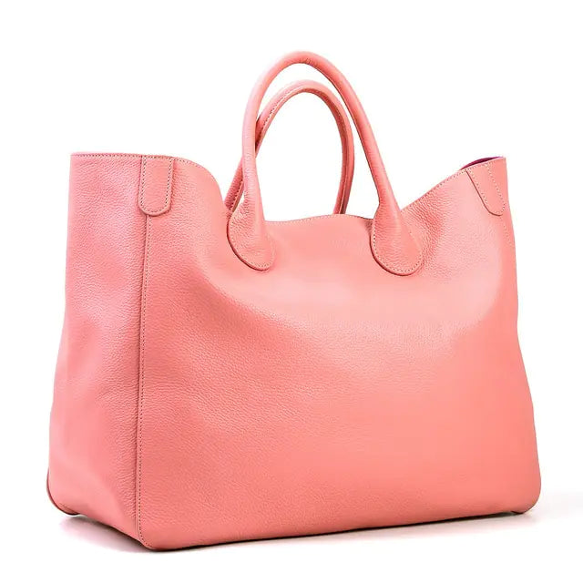 Oversize Leather Tote Bag