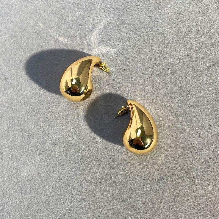 Chunky Dome Drop Earrings