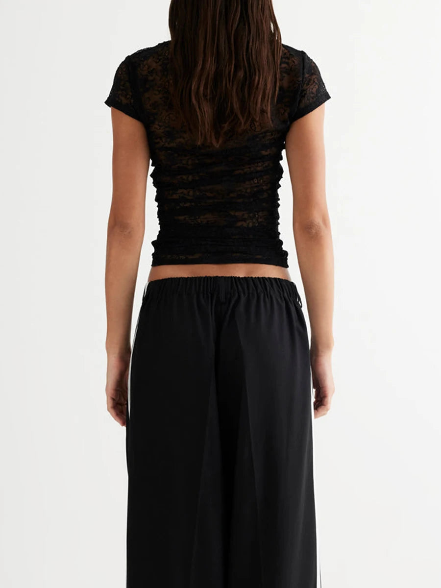 Floral Crop Top Shirt