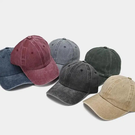 Baseball Cap Washes Solid Color