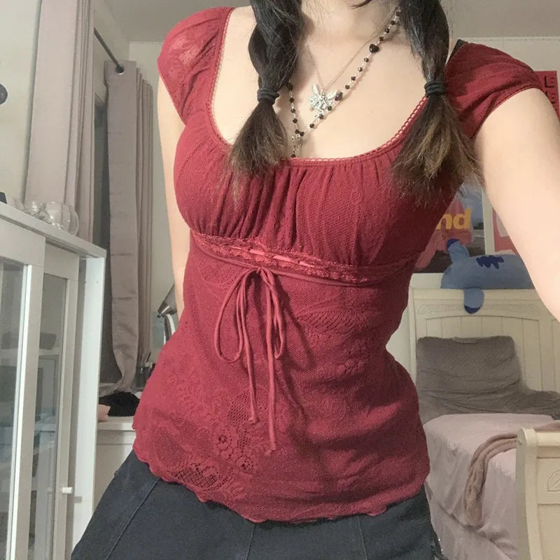 Retro Crop Top T-Shirt