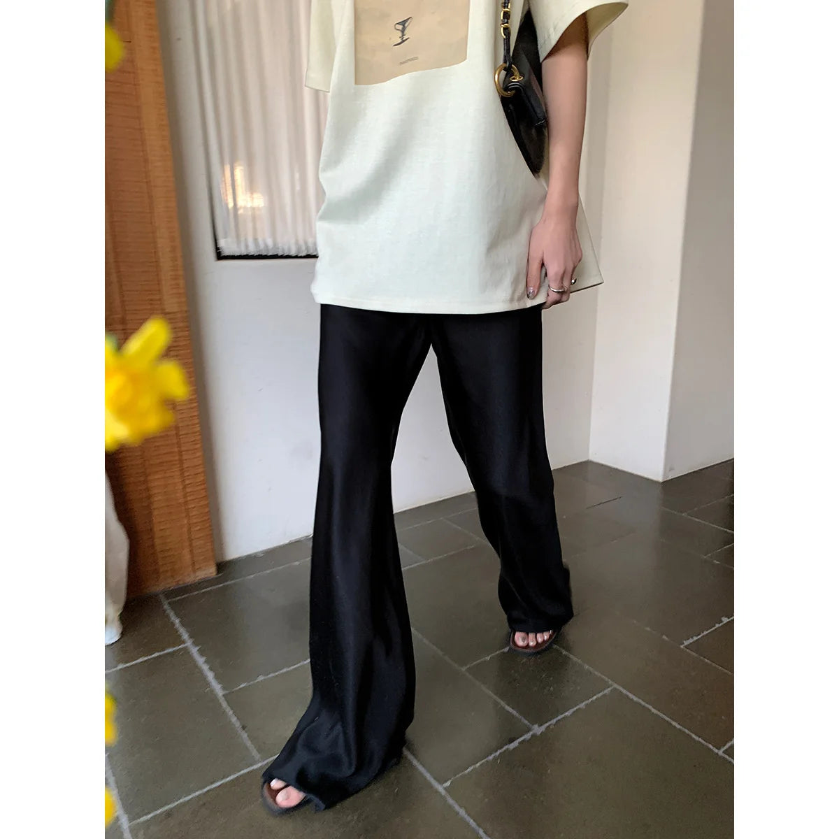 Satin Wide Leg Pants