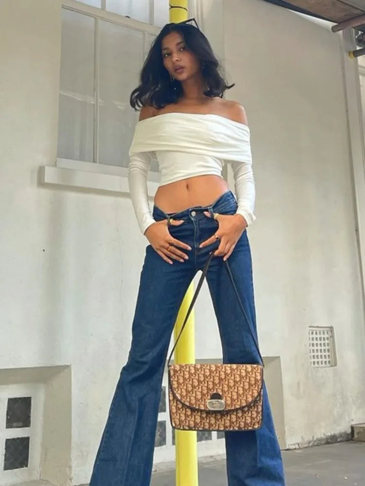 Off Shoulder Slim Top