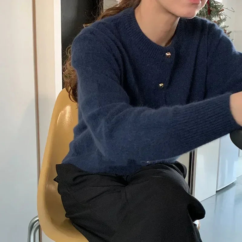 Knitted Cardigan Sweater Coat